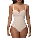 SHAPSHE Strapless Shapewear Corset Bodysuit Top for Women Going Out Outfits