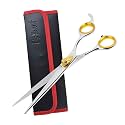 Sharf Gold Touch 440c Japanese Stainless Steal Pet Grooming Shear, 8.5 Inch Straight