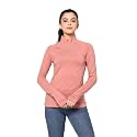 SHARK TRIBE Solid Women High Neck
