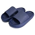 Sharllen Cloud Slides for Boys &amp; Girls - Non-Slip House Slippers for Kids - Beach Slide Sandals in Black, White &amp; Beige
