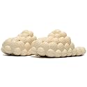 Sharllen Cloud Slides for Boys &amp; Girls - Non-Slip House Slippers for Kids - Beach Slide Sandals in Black, White &amp; Beige