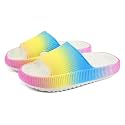 Sharllen Cloud Slides for Boys &amp; Girls - Non-Slip House Slippers for Kids - Beach Slide Sandals in Black, White &amp; Beige