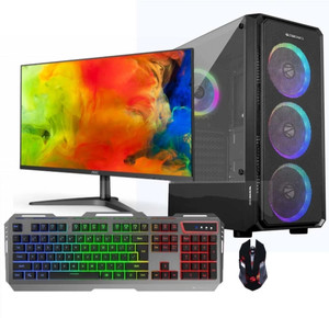 sharma infosys gaming pc gaming ryzen 5 16 gb ddr42 tbwindows 10 pro4 gb22 inch screenryzen 5 5600g