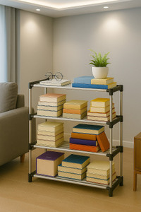 sharma ji store Plastic Open Book Shelf