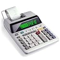 Sharp EL-1801V Ink Printing Calculator, 12-Digit LCD, AC Powered, Off-White, Ideal for Business & Office Use, Easy-to-Read Display & Durable Design