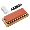 3000/8000 Grit Sharpening Stone 2-in-1 for Kitchen & Pocket Knife