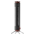 Sharper Image AXIS12 12" Airbar USB Powered Tower Desk Fan with Full-Range Tilt, 3 Speed Touch Control, Black