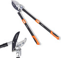 Sharpex Razor sharp Carbon Steel Blade 2-Inch Cutting Capacity,with Professional Compound Action Ratchet Lopper for Tree Pruning Ratchet Lopper