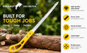 SHARPHORNS Outdoor Portable 9 Inch Rugged