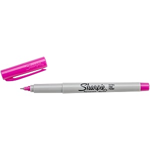 sharpie pen style permanent marker ink color magenta 32981