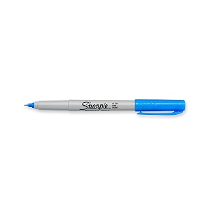 sharpie permanent markers ultra fine point single techno blue 1927331