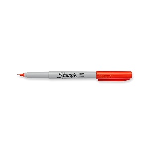 sharpie permanent markers ultra fine point single optic orange 1927237