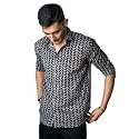 SHASAK Men39s Printed Shirt 100 Pure Cotton