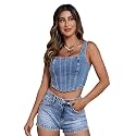 Shasmi Girl39s and Women39s Blue Denim Crop