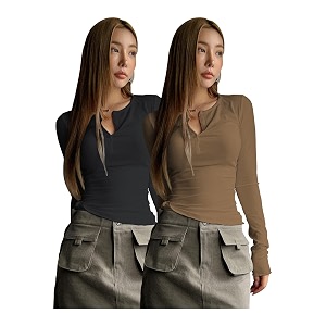 Shasmi Womens Girls Long Sleeve Round