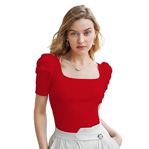 Shasmi Womens Girls Polyester Pleated High
