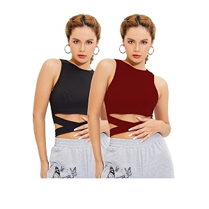 Shasmi Womens Girls Black and Orange