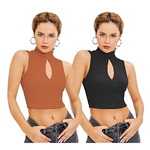 Shasmi Womens Girls Black and Maroon