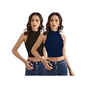 Shasmi Women39s amp Girls39 Solid Ribbed Round