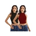 Shasmi Women39s amp Girls39 Solid Ribbed Round