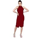 Shasmi Women39s Comfortable Red Halter Neck Sleeveless