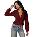 Shasmi Women39s Solid Deep V Neck Cotton