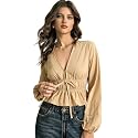 Shasmi Women39s Solid Deep V Neck Cotton