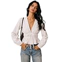 Shasmi Women39s Solid Deep V Neck Cotton