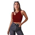 Shasmi Women39s Striped Slim Fit Crop Ribbed