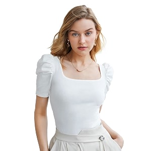 Shasmi Womens Girls Polyester Pleated High