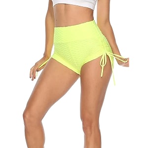 Shasmi Womens Workout Yoga Shorts High Waisted