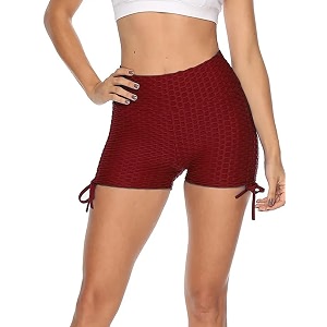 Shasmi Womens Workout Yoga Shorts High Waisted