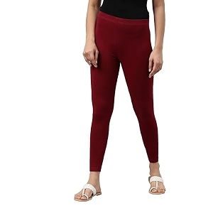 SHASTIGA Women Cotton Solid Belt Ankle Length