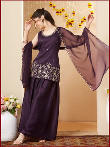 Shaswaten Girls Festive Party Kurta and