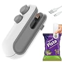 Advanced 2 in 1 USB Rechargeable Magnetic Heat Sealing & Cutting Machine for Plastic Packing Bag Sealer Mini for Food, Snack, Chips, and Plastic Bags (Multicolor) (Model - 1)