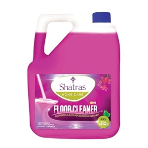 shatras all-purpose pink lily surface amp floor cleaner  5 liter  powerful 10x cleaning formula with fresh pink lily scent  kills 99 of germs  suitable for all floors amp surfaces