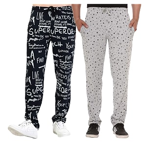 SHAUN Mens Regular Fit Track pantsPack of
