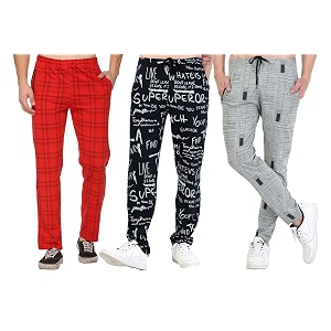 SHAUN Mens Regular Fit Track pants