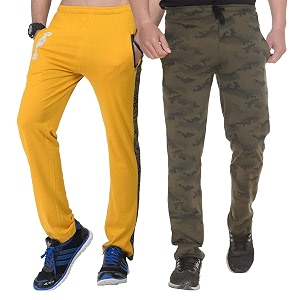 SHAUN Mens Regular Fit Track pantsPack of
