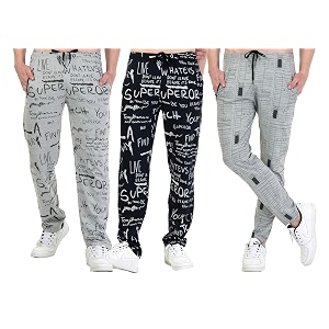 SHAUN Mens Regular Fit Track pants
