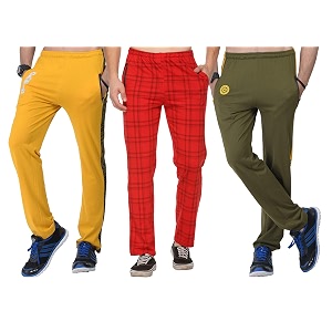 SHAUN Mens Regular Fit Track pants