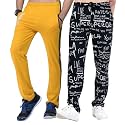 SHAUN Men39s Regular Fit Track pantsPack of