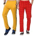 SHAUN Men39s Regular Fit Track pantsPack of