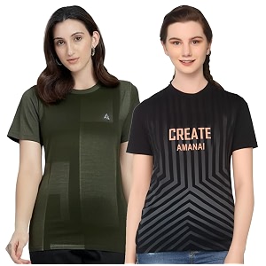 SHAUN Women Dryfit T-Shirt 905W1 P Pack