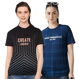 SHAUN Women Dryfit T-Shirt 905W1 P Pack