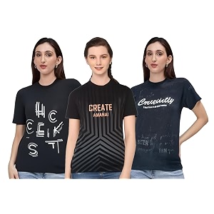 SHAUN Women Dryfit T-Shirt 905W1 P Pack