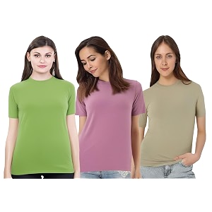 SHAUN Women T-Shirt 304WT3 P Pack of