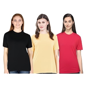 SHAUN Women T-Shirt 304WT3 P Pack of