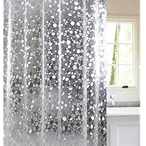 SHAVIN PVC Transparent With 3D Diamond Design