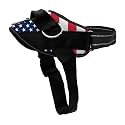 ShawnCo Essential Dog Harness, No-Pull Pet Vest (Stars and Stripes,S)
